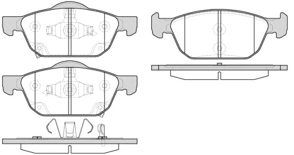 Klocki hamulcowe REMSA 1552.02