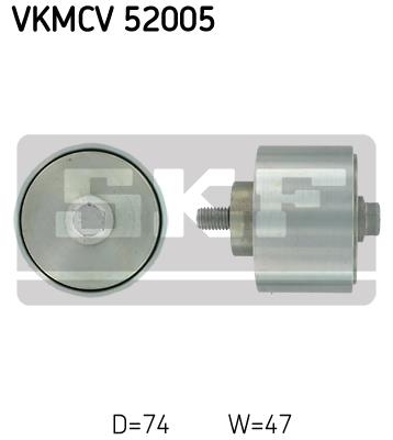 Rolka prowadząca paska osprzętu SKF VKMCV 52005