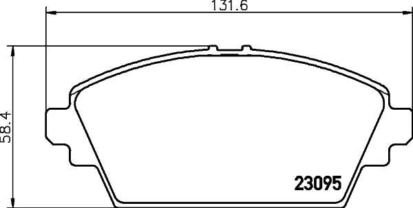 Klocki hamulcowe HELLA 8DB 355 011-951