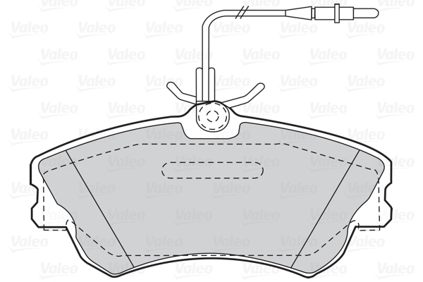 Klocki hamulcowe VALEO 302217