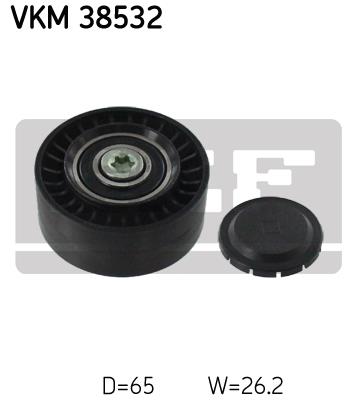 Rolka prowadząca paska osprzętu SKF VKM 38532