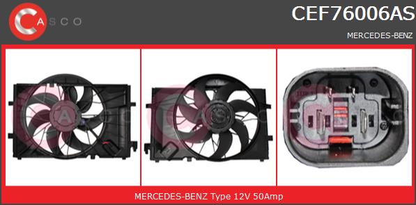 Wentylator CASCO CEF76006AS