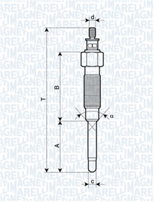 Świeca żarowa MAGNETI MARELLI 062900065304