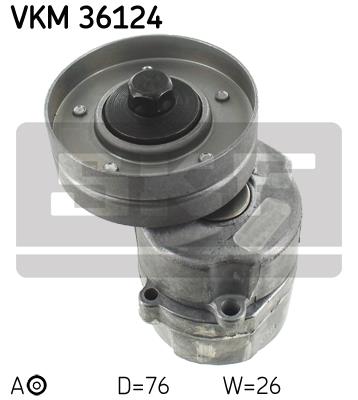 Rolka napinacza paska osprzętu SKF VKM 36124