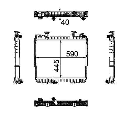 Chłodnica NRF 53860