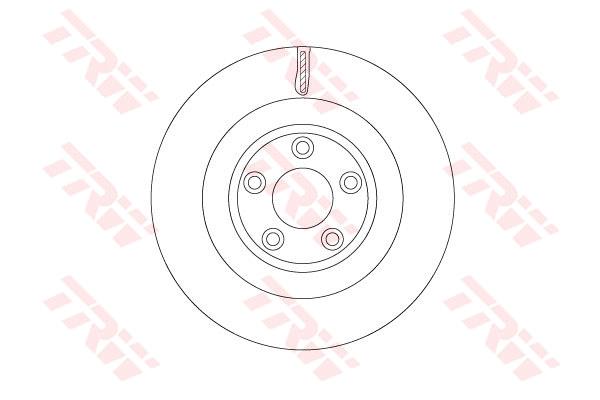 Tarcza hamulcowa TRW DF6816S