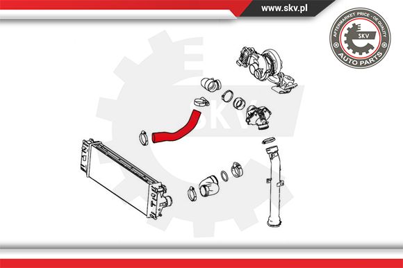 Przewód powietrza doładowującego ESEN SKV 24SKV670