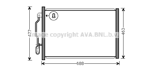 Skraplacz klimatyzacji AVA QUALITY COOLING MSA5605