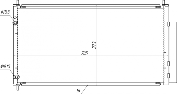 Skraplacz klimatyzacji HART 645 310