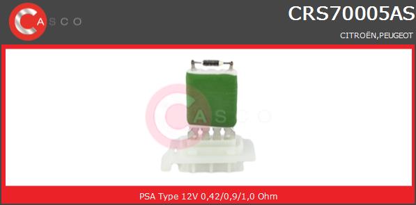 Opornik wentylatora CASCO CRS70005AS