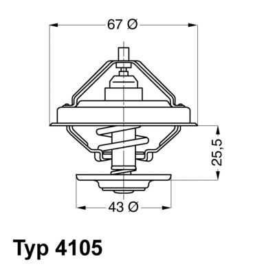 Termostat WAHLER 4105.83D