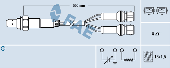 Sonda lambda FAE 77126