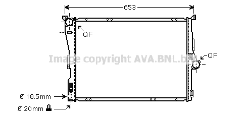 Chłodnica AVA QUALITY COOLING BWA2291