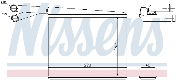 Nagrzewnica NISSENS 72043