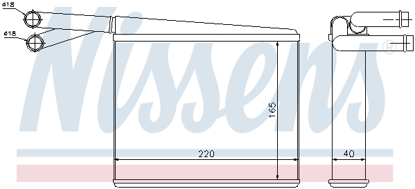 Nagrzewnica NISSENS 72043