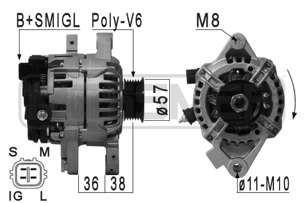 Alternator ERA 210889A