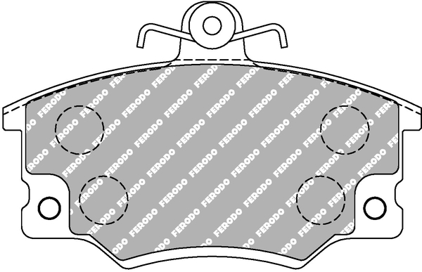Klocki hamulcowe FERODO RACING FCP370H