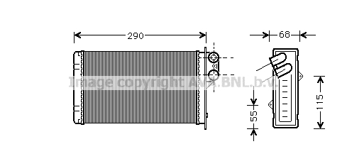 Nagrzewnica AVA QUALITY COOLING PE6100