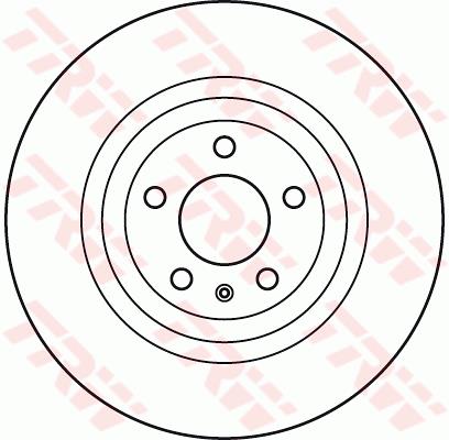 Tarcza hamulcowa TRW DF4893S