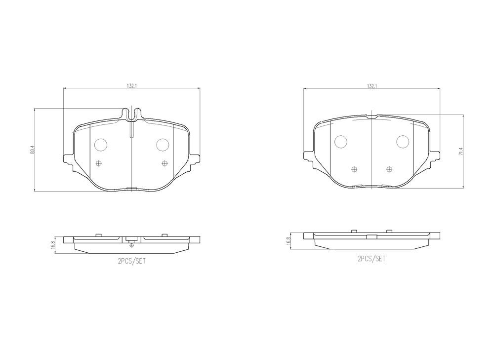 Klocki hamulcowe BREMBO P 50 170