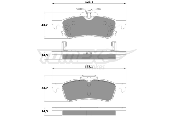 Klocki hamulcowe TOMEX BRAKES TX 15-79