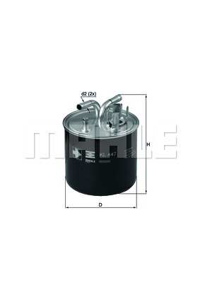 Filtr paliwa KNECHT KL 447