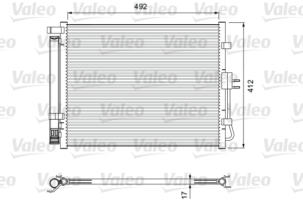 Skraplacz klimatyzacji VALEO 814402