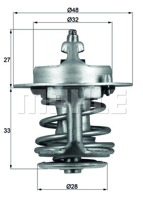 Termostat MAHLE TX 63 88