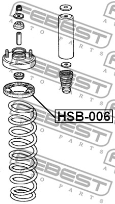 Sprężyna talerzowa FEBEST HSB-006