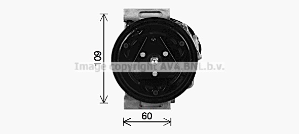 Kompresor klimatyzacji AVA QUALITY COOLING SZAK164
