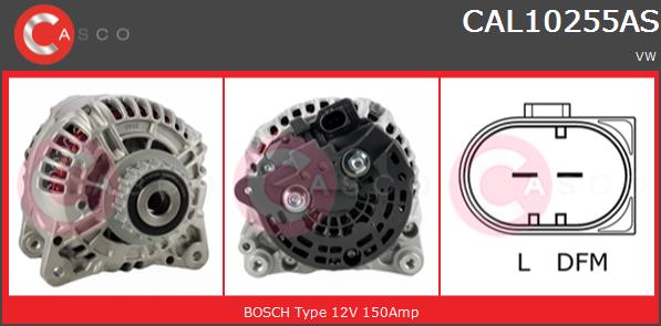 Alternator CASCO CAL10255AS