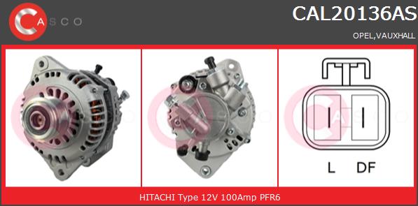 Alternator CASCO CAL20136AS