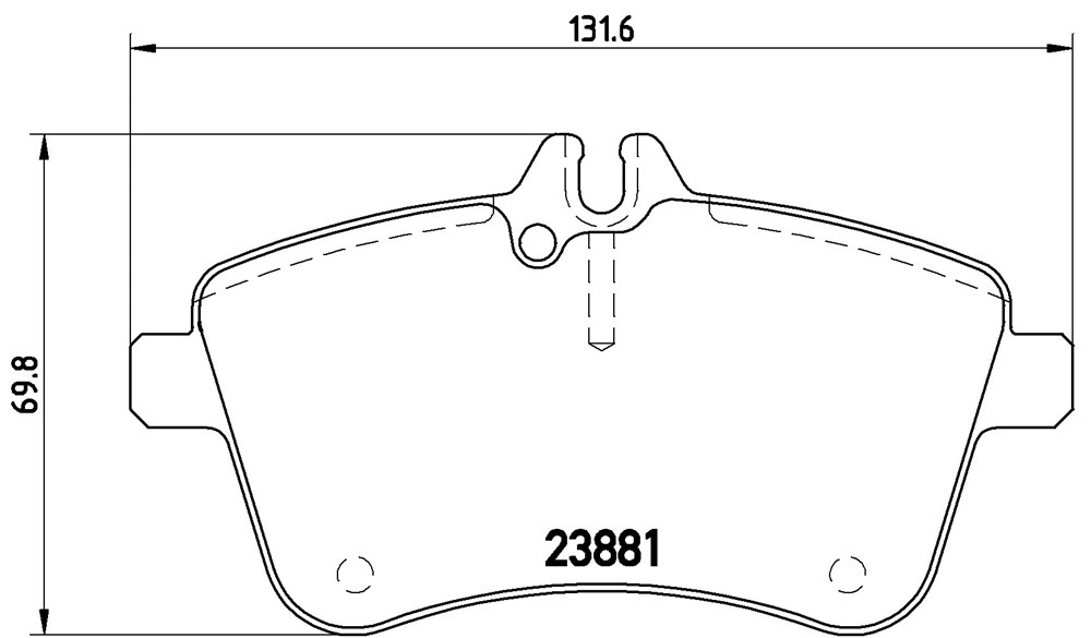 Klocki hamulcowe BREMBO P 50 057