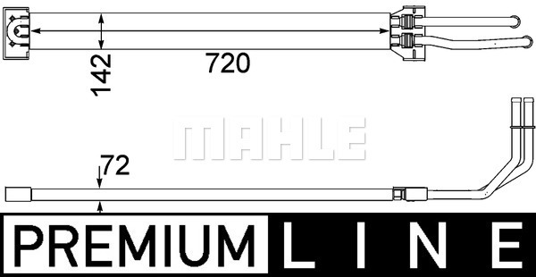 Chłodnica płynu wspomagania MAHLE CLC 109 000P