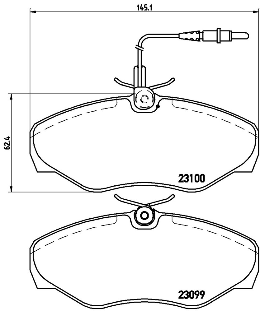 Klocki hamulcowe BREMBO P 68 026