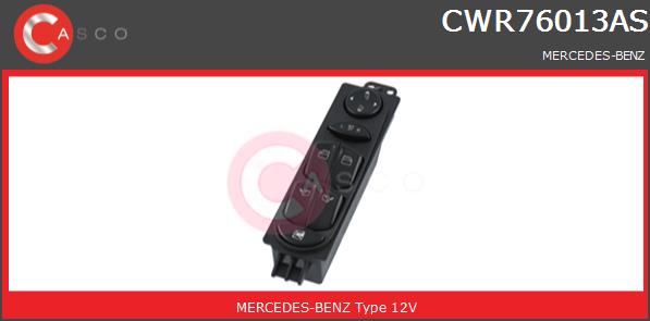 Przełącznik podnośnika szyby CASCO CWR76013AS