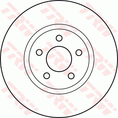 Tarcza hamulcowa TRW DF4874S