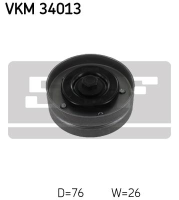 Rolka prowadząca paska osprzętu SKF VKM 34013