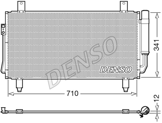 Skraplacz klimatyzacji DENSO DCN45006