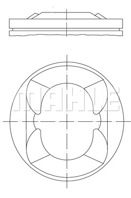 Tłok MAHLE 081 PI 00110 000