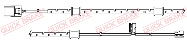 Czujnik zużycia klocków QUICK BRAKE WS 0448 A