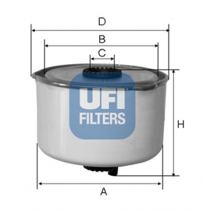 Filtr paliwa UFI 24.454.00