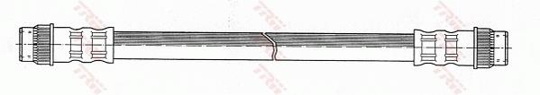Przewód hamulcowy elastyczny TRW PHA429