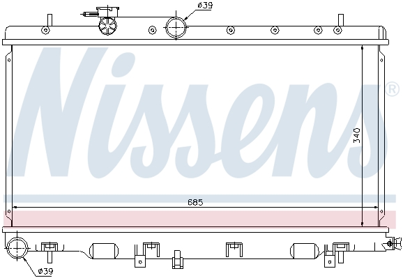 Chłodnica NISSENS 67709