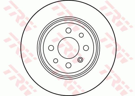 Tarcza hamulcowa TRW DF2772
