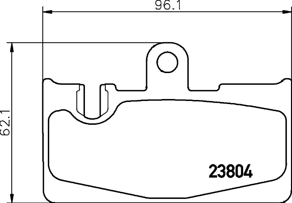 Klocki hamulcowe HELLA 8DB 355 011-661