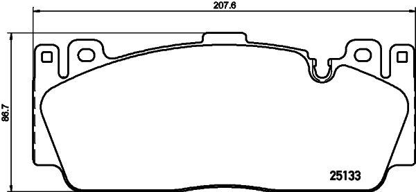 Klocki hamulcowe HELLA 8DB 355 019-991