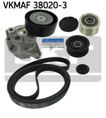 Zestaw paska osprzętu SKF VKMAF 38020-3