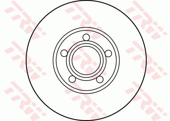 Tarcza hamulcowa TRW DF2650