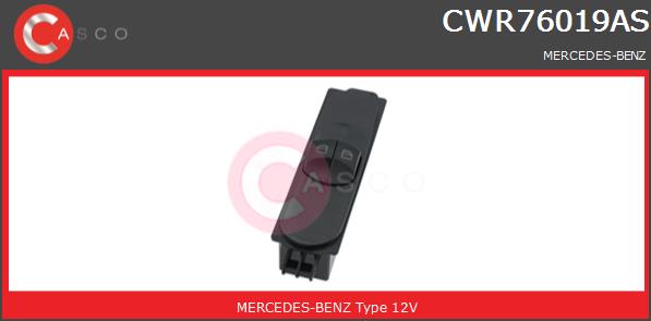Przełącznik podnośnika szyby CASCO CWR76019AS